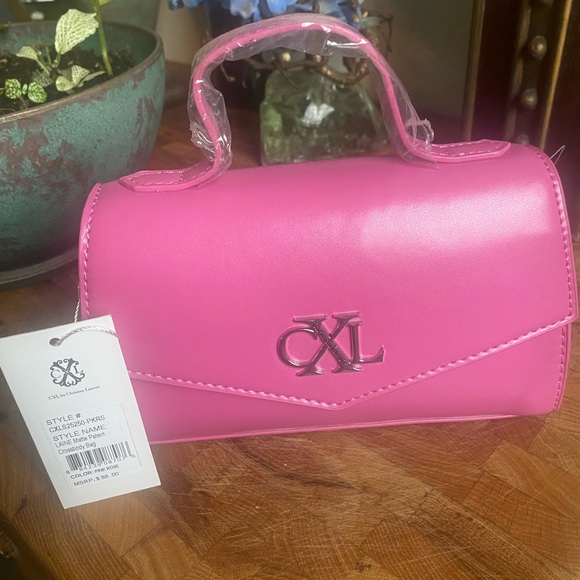 Christian Lacroix Handbags - Christian Lacroix Laine Matte Rose Pink Crossbody Bag